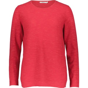 Czerwony sweter Cecil z bawełny w stylu casual