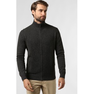 Czarny sweter Andrew James ze stójką z wełny
