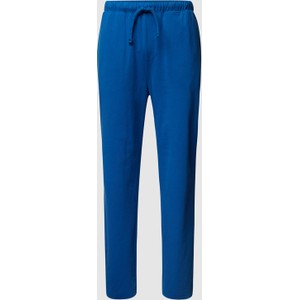 Niebieskie spodnie Michael Kors z dresówki w sportowym stylu z nadrukiem