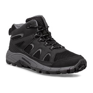 Czarne buty trekkingowe dziecięce Merrell dla chłopców