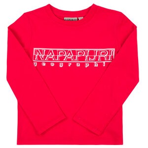 Czerwona bluzka dziecięca Napapijri