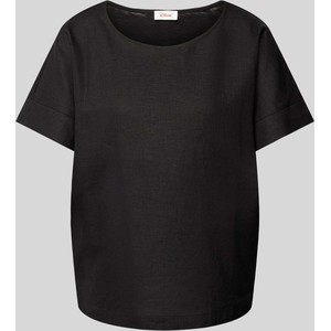 T-shirt S.Oliver w stylu casual z okrągłym dekoltem