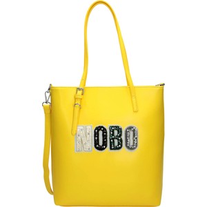 Żółta torebka NOBO duża w wakacyjnym stylu na ramię