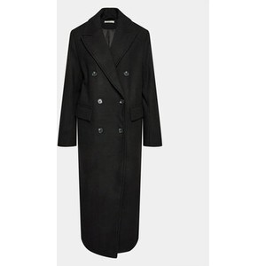 Czarny płaszcz Gina Tricot w stylu casual