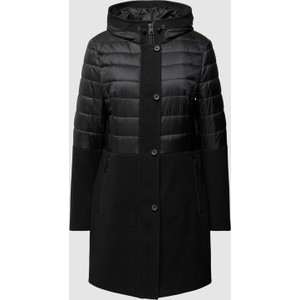 Czarny płaszcz Gil Bret w stylu casual z kapturem