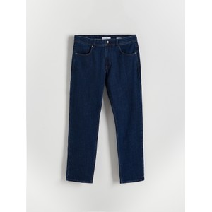 Granatowe jeansy Reserved w stylu casual z jeansu