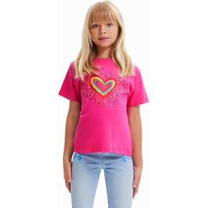 Różowa bluzka dziecięca Desigual