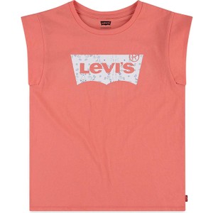 Pomarańczowa bluzka dziecięca Levis dla dziewczynek