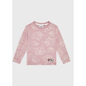 Różowa bluzka dziecięca Fila