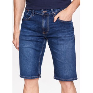Granatowe spodenki Tommy Jeans w stylu casual