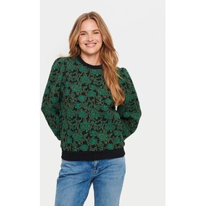 Zielona bluza Saint Tropez w młodzieżowym stylu