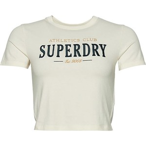 T-shirt Superdry z okrągłym dekoltem w młodzieżowym stylu z krótkim rękawem