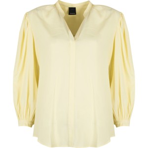Bluzka ubierzsie.com z tkaniny z długim rękawem w stylu casual