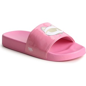 Różowe buty dziecięce letnie Karl Lagerfeld dla dziewczynek