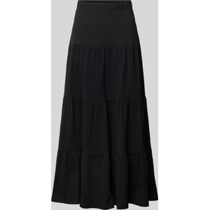 Czarna spódnica Only midi z bawełny