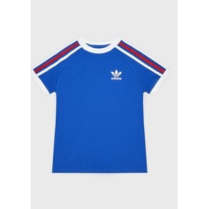 Niebieska koszulka dziecięca Adidas dla chłopców