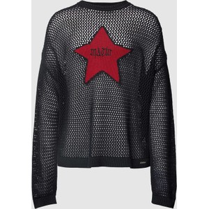 Czarny sweter Review X Matw