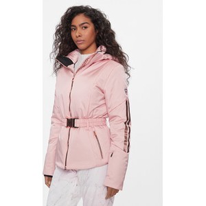 Różowa kurtka ROSSIGNOL z kapturem w stylu casual narciarska