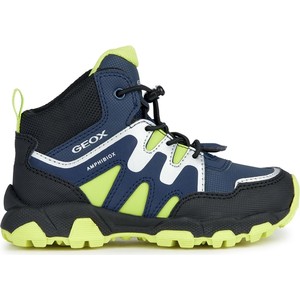 Granatowe buty trekkingowe dziecięce Geox