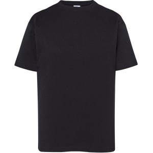 Czarna koszulka dziecięca JK Collection z krótkim rękawem dla chłopców