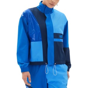 Niebieska kurtka New Balance w sportowym stylu bez kaptura
