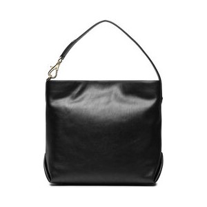 Czarna torebka Ralph Lauren na ramię w młodzieżowym stylu średnia