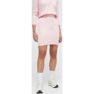 Różowa spódnica Guess w stylu casual mini