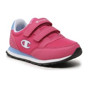 Różowe buty sportowe dziecięce Champion na rzepy dla dziewczynek