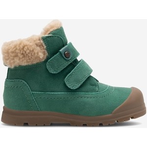 Zielone buty dziecięce zimowe Lasocki Kids na rzepy