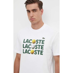 T-shirt Lacoste z krótkim rękawem z nadrukiem