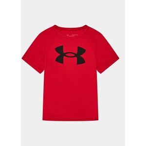 Czerwona koszulka dziecięca Under Armour dla chłopców