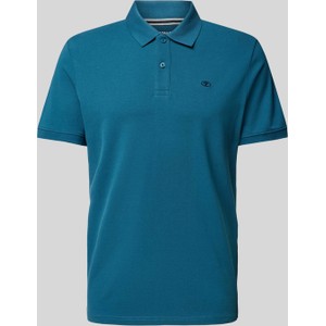 Niebieski t-shirt Tom Tailor z krótkim rękawem w stylu casual