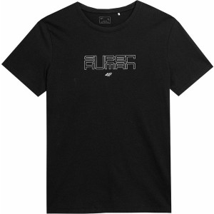 Czarny t-shirt 4F