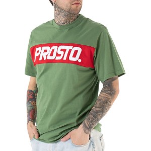 T-shirt Prosto. z bawełny w młodzieżowym stylu