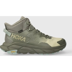 Zielone buty trekkingowe answear.com z goretexu