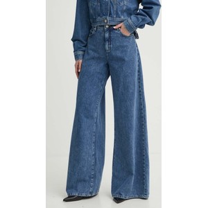 Granatowe jeansy Moschino Jeans w stylu casual