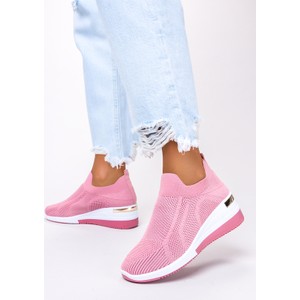 Różowe buty sportowe Casu