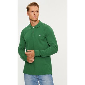 Zielona koszulka polo United Colors Of Benetton