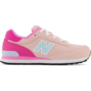 Różowe buty sportowe dziecięce New Balance sznurowane dla dziewczynek