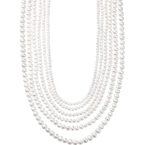 Pearls - Biżuteria Yes Naszyjnik z pereł z cyrkoniami - Pearls