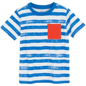 Koszulka dziecięca Cool Club w paseczki z bawełny
