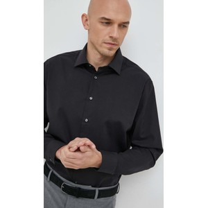 Czarna koszula Seidensticker w stylu casual
