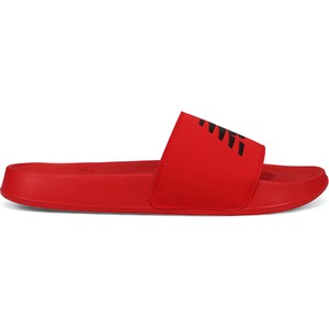 Czerwone buty letnie męskie New Balance w sportowym stylu