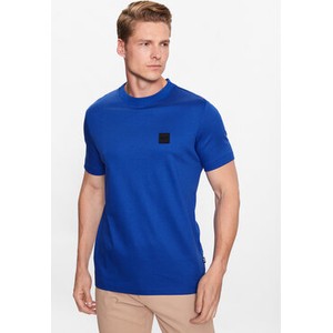 Niebieski t-shirt Hugo Boss z krótkim rękawem