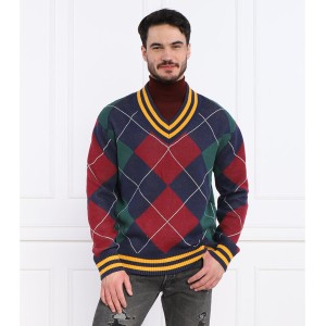 Sweter Levis w młodzieżowym stylu ze stójką