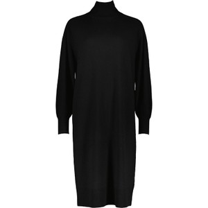Czarna sukienka Marc O'Polo z dresówki z golfem mini