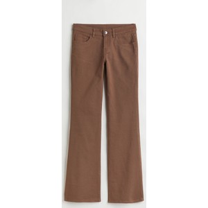 Brązowe spodnie H & M w stylu retro