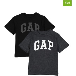 Czarna koszulka dziecięca Gap dla chłopców