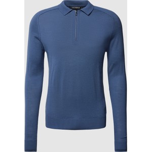 Niebieski sweter Roy Robson ze stójką w stylu casual