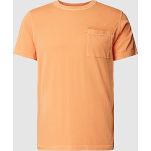 Pomarańczowy t-shirt Joop! z krótkim rękawem z bawełny